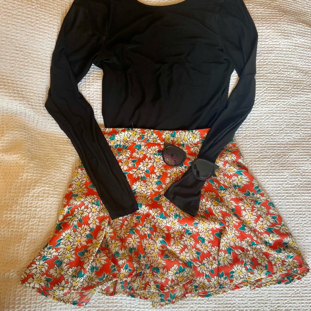 Lush Nordstrom Floral Skirt